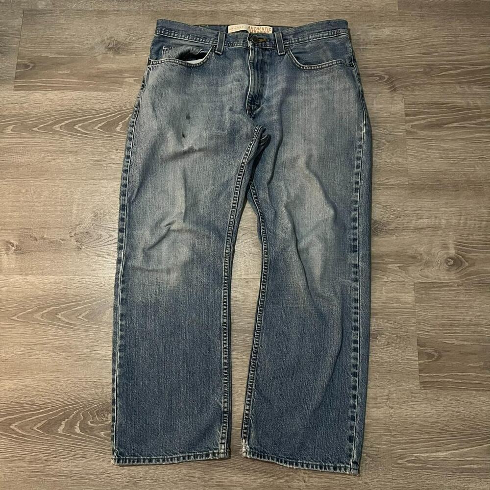 y2k 2000s arizona jeans straight leg faded jeans size 36